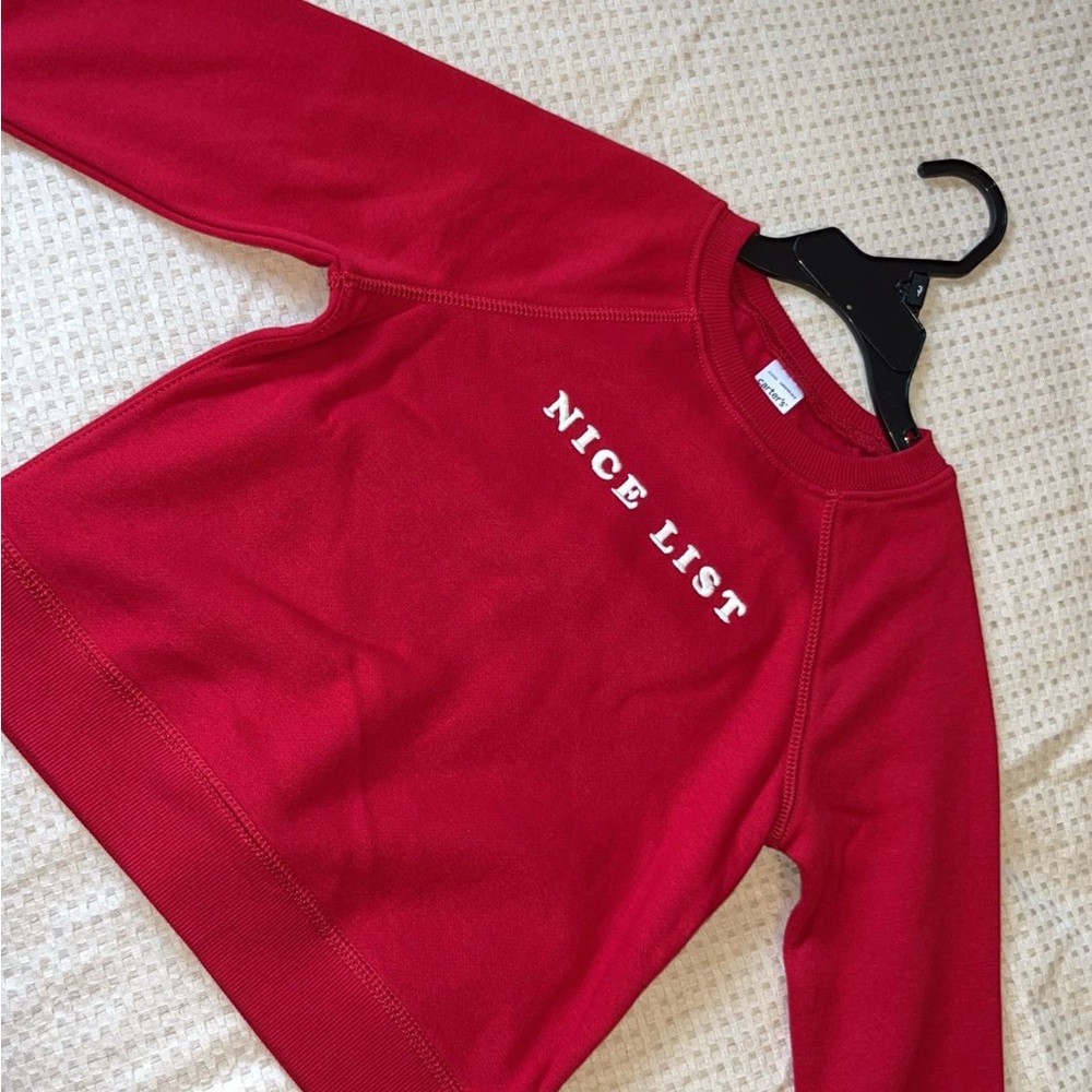 Red Toddler Christmas Sweatshirt